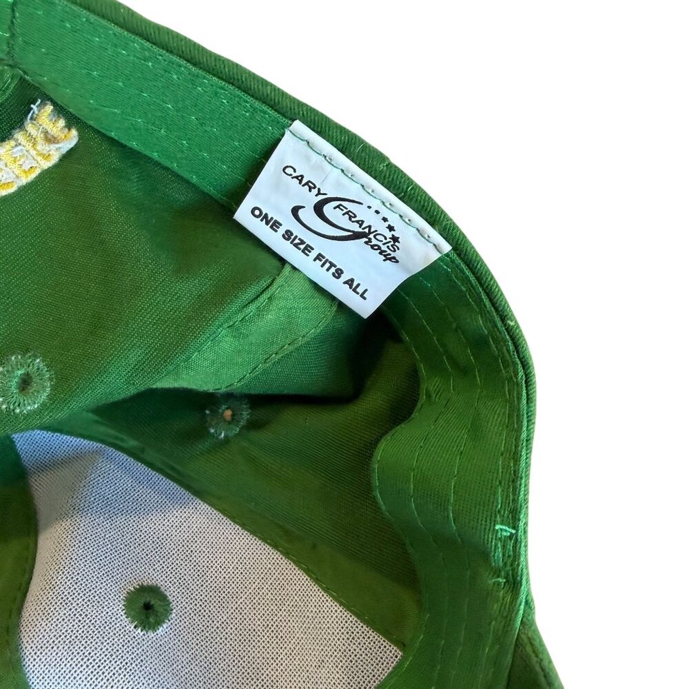 John Deere Green Baseball Cap Adjustable Strapback Hat Nothing Runs Like a Logo - Picture 7 of 7